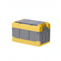 Large Capacity foldable Trunk Organizer Multi-Compartment foldable luggage Container Foldable Design Car Storage Portable for Travelers, Families, Shoppers, Grocery Shopping, highway Trips, Camping, SUV
