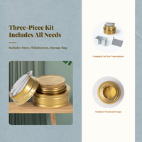 Brass Stove, Portable Camping Gear, Outdoor Heater