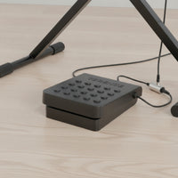 Low-Noise Sustain Pedal with 6.5mm Plug Anti-Slip Electronic Keyboard Sustain Pedal Compact Responsive for Pianists, Home Practice, Live Performance, Studio Recording