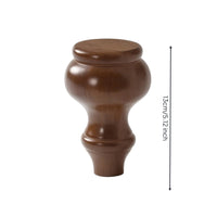 Solid Wood Furniture Leg Walnut Finish Wooden Legs Heavy Duty for Coffee Table