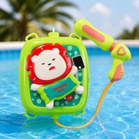 Water Gun with Backpack Tank, Large Water Gun for 4-6 Years Old, 30x25x5.5cm Backpack for Summer and Garden