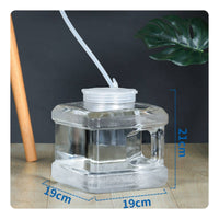 Transparent Tea Water Container High Temperature Resistant for Camping, Travel