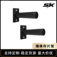 哑铃片放置架杠铃片墙壁挂架哑铃收纳架深蹲架支撑板健身器材配件
