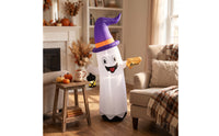 Inflatable Halloween Ghost Inflatable Quick and Easy Setup Inflatable Ghost Spooky Outdoor Decoration Smiling for Homeowners, Families, Yard, Lawn, Porch