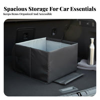 2-in-1 Car Support Storage Box Multifunctional Foldable Organizer Versatile Convertible Backrest Storage Bin for Grocery Shopping