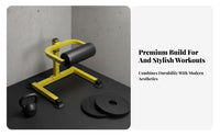 Anti-Slip Base Bulgarian Split Squat Stand Stable Design Single Leg Squat Stand Sturdy Steel Frame Glute Training Rack Heavy Duty for Home Gym