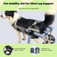 Adjustable hind leg dog cart, sturdy