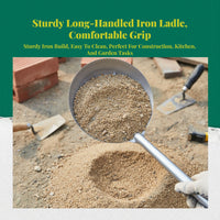 Iron long handle ladle, rustproof