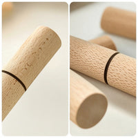 2 Pieces Bracelet Clamping Tool Smooth Wooden Knotting Tool Lightweight