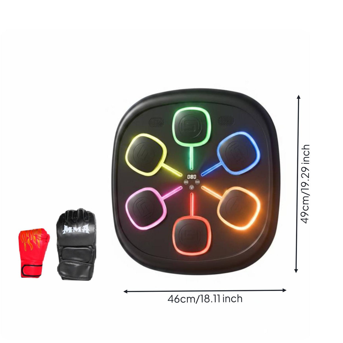 Quiet Practice Smart Music Boxing Target Kids Friendly Wall Mounted Boxing Target Easy to Install