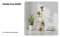 4-Tier Plant Stand Rustproof 4-Tier Vertical Rack for Corner