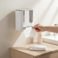 Wall Mounted Bathroom Tissue Holder Space Saving Bathroom Tissue Roll Rack