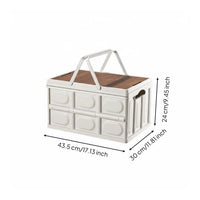 Folding Trunk Box  Car Trunk Storage Box Large Capacity for Outdoor