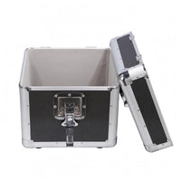 Aluminum Vinyl Records Storage Case Dark Interior Lining Lockable Storage Case Structured Organizer