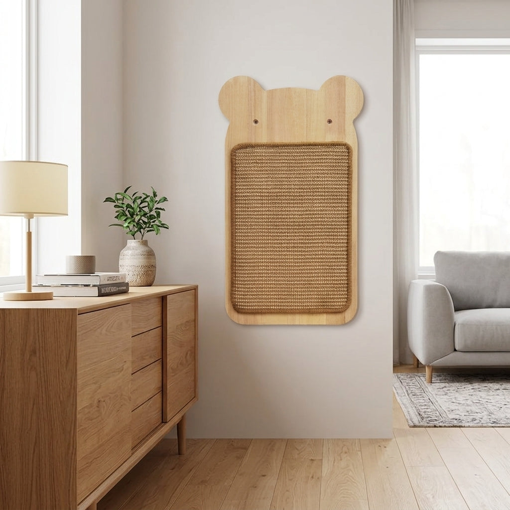 Wall Mounted Cat Shelf with Space Capsule Cat Bed, Sisal Rope Scratcher and Hanging Nest, Small Furniture for Indoor Cats Climbing Sleeping