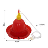 Automatic Poultry Waterer Plastic Poultry Waterer with Tube Adjustable for Ducks