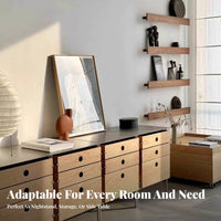 Modernist Design Multi-Drawer Cabinet on Metal Legs Large Capacity Chest of Drawers Modern Design Storage Furniture Sturdy and long-lasting for Apartment Dwellers, homeowners, Students, Bedroom, Living Room, Entryway, Office