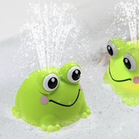 Frog Bath Toy Light-up Water Spray Toy Automatic Compact for Toddlers, Bathtub, Pool