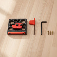 Adjustable Dowel Making Jig Aluminum Alloy Dowel Maker with Blades Sharp Blade Drill Attachment Heavy Duty for Woodworkers, Carpenters