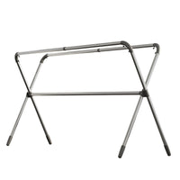 X-Shaped Floor-Standing Clothes Drying Rack, Metal, Non-Foldable, Non-Extendable
