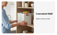 Stackable accessible-frontFront container Minimalist & design Organizer Box even Rounded Corners