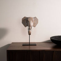 Elephant on Stand Decorative Decor Sophisticated for Entryway