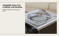 Portable camping coal stove