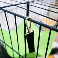 Cat Hammock Style Hanging Cat Bed with Metal Hooks, Breathable Material Indoor Cat Cage Hammock for Kittens, Single Cooling Hammock Hanging Place