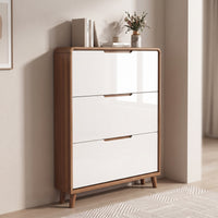 Shoe Organizer with Flip Doors Shoe Storage Cabinet Space-Saving Furniture for Entryway, Hallway, Apartment