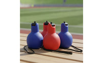 4 Pieces Hand Squeeze Whistles  with Lanyard Soft Hand Squeeze Whistles  Loud for Referees, Teachers, Sports Training