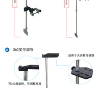 探鱼器支架铝合金 360度旋转固定 户外钓鱼支架 快速安装渔具配件