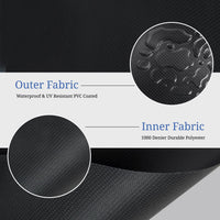 Outdoor Round Table Cover 210D Oxford Fabric Waterproof Dustproof Furniture Cover