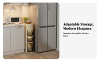 Slim Narrow Space Cabinet Waterproof Narrow Rolling Storage Unitary Space-Saving