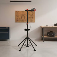Folding Bike Repair Stand Foldable Workstand Height Adjustable for Workshop
