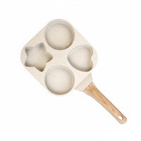 Four-Cavity Frying Pan Speckled Shape E-G Pan Easy to Clean