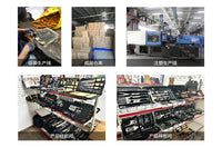 厂家不锈钢烧烤工具竹木盒套装户外BBQ 木柄叉铲夹组合烧烤具全套