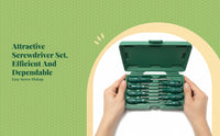 Screwdriver Set, Phillips & Flat Head, attractive grip, Multi-Function Repair Tool for Home & Garage