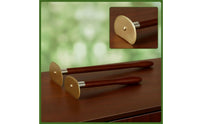2 Pieces Gua Sha Tool with Wooden Handle Comfortable Massager Lightweight