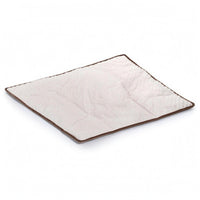 Weighted Dog Blanket Soft Calming Dog Blanket Brown Trim
