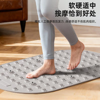 Soft Silicone Acupressure Mat for Foot Massage, Thickened Yoga Round Foot Mat