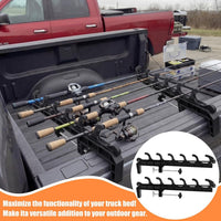 6-Slot Fishing Rod Holder Rack for Car and Boat