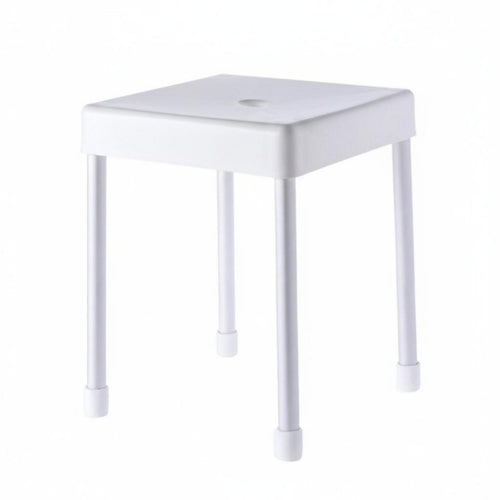 Square Top Bath Stool Non-Slip Shower Chair Strong Load-Bearing for Bathtub
