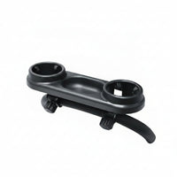 Easy to Install Baby Stroller Food Tray Detachable Universal Stroller Tray Non-Slip Clamp Child Accessory Bisphenol A-Free Safe for Walking