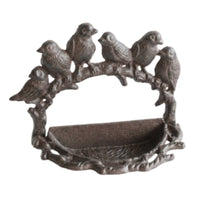 Cast Iron Bird Feeder Vintage Ornament Weather-Resistant for Patio