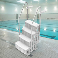 Freestanding Pool Stairs Non-Slip Pool Stair Unit Yard Equipment