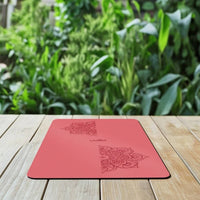 Non-Slip Fitness Mat with Alignment Lines Eco-Friendly Fitness Mat Cushioned Thick for Yogis, Fitness Enthusiasts, Pilates