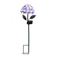 Solar Stake Light with Flower Cluster Foldable for Gardeners