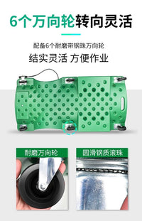 汽保工具汽车维修躺板36寸40寸底盘滑板车睡板轮子万向轮修车躺板 重型尼龙轴承轮6个（带螺丝）