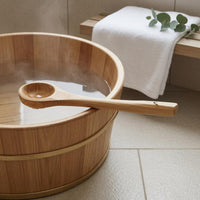 Wooden Ladle Polished Finish Wood Soup Ladle Rounded Scoop