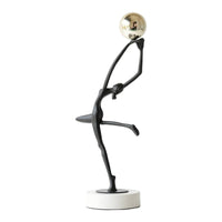 Dance Sculpture Sculptural Dance Figurine Artistic Abstract Sculpture for Simplicity Enthusiasts, Desk, Living Room, Office